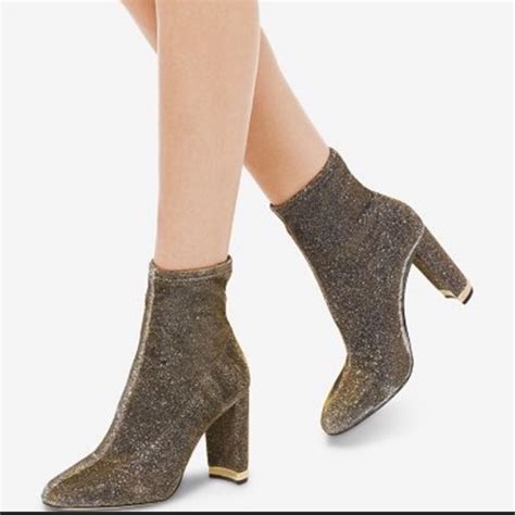 michael kors mandy booties gold|Michael Kors Mandy Metallic Bootie Gold .